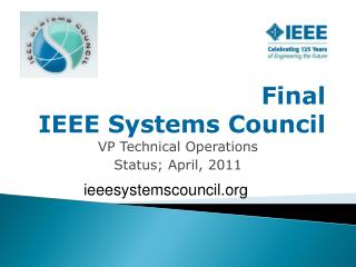 Final IEEE Systems Council