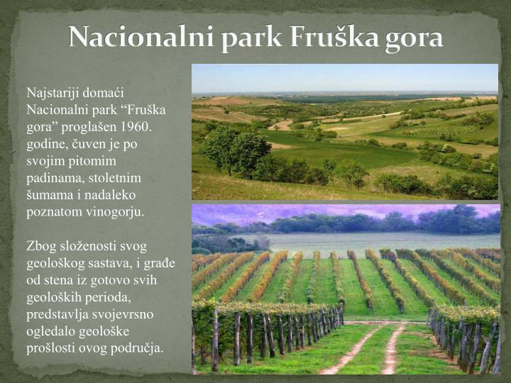 nacionalni park fru ka gora