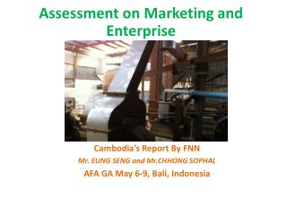 Assessment on Marketing and Enterprise
