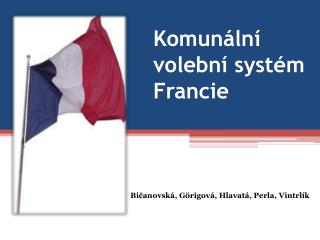 komun ln volebn syst m francie