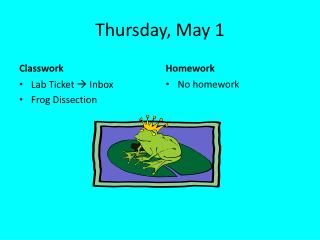 Thursday, May 1