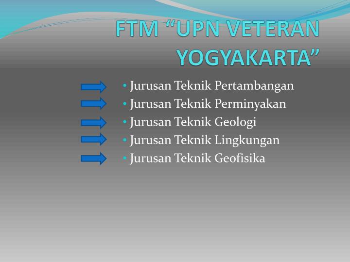 ftm upn veteran yogyakarta