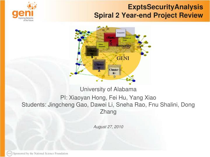 exptssecurityanalysis spiral 2 year end project review