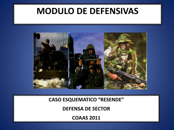 modulo de defensivas