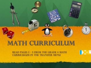 Math Curriculum