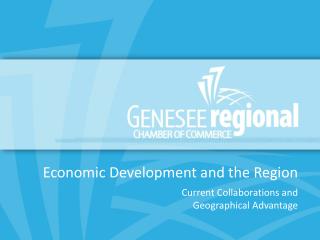 Economic Development and the Region