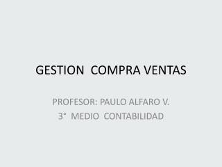 gestion compra ventas