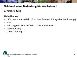 geld und seine bedeutung f r wachstum i
