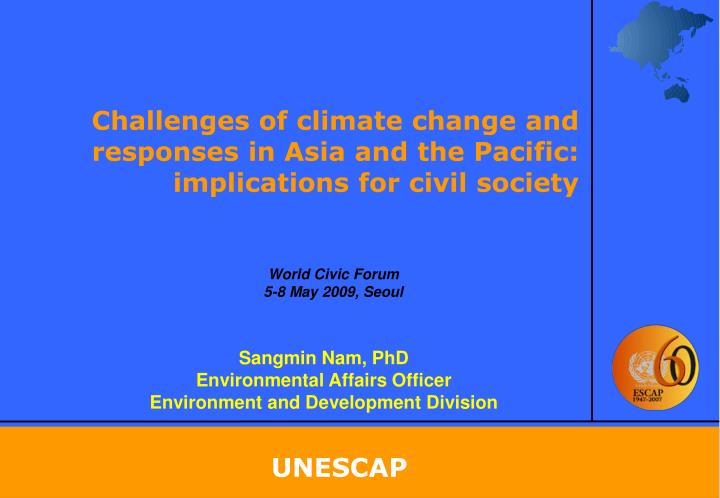 challenges of climate change and responses in asia and the pacific implications for civil society