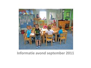informatie avond september 2011