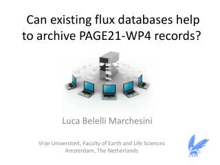 Can existing flux databases help to archive PAGE21-WP4 records?