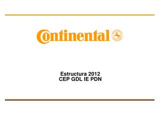 estructura 2012 cep gdl ie pdn