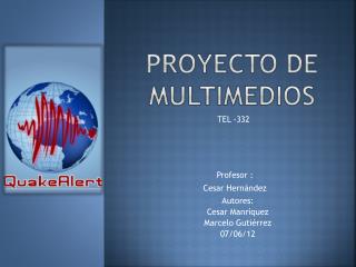 proyecto de multimedios