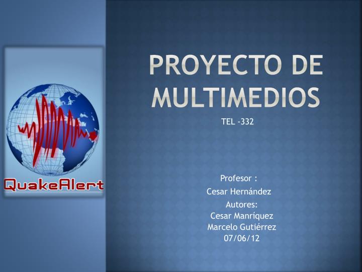 proyecto de multimedios