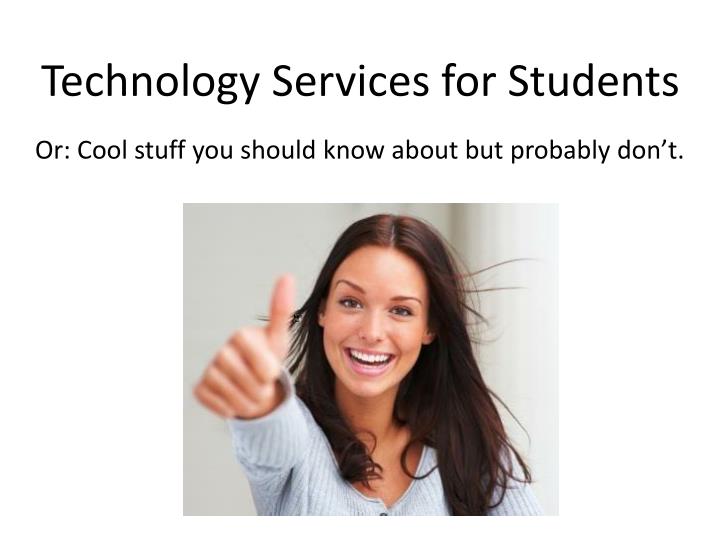technology services for students