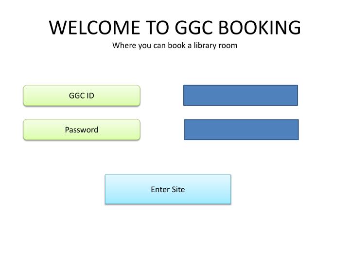 welcome to ggc booking where you can book a library room