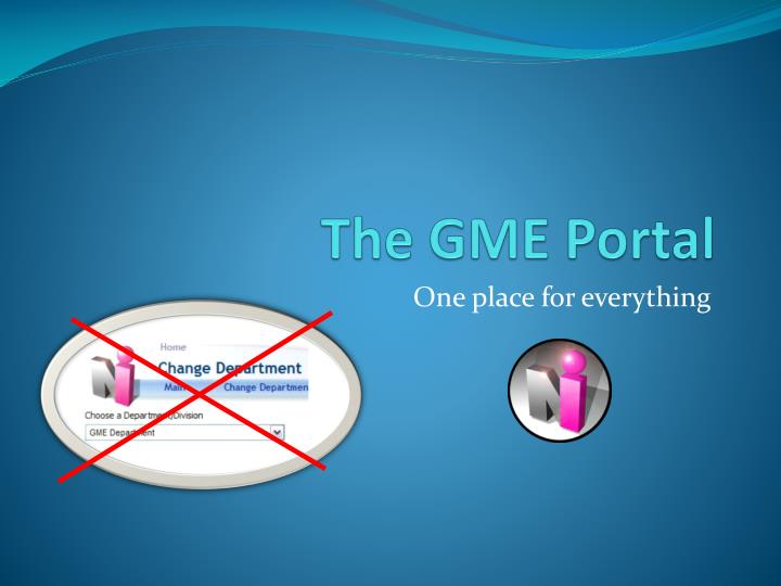 the gme portal
