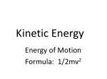 Kinetic Energy - slide 1