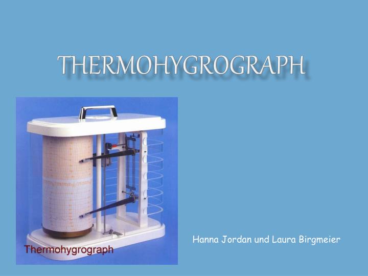 thermohygrograph