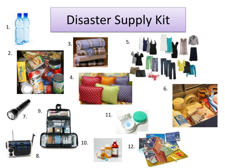 disaster supply kit