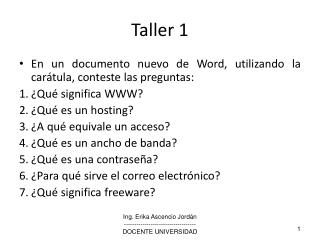 taller 1
