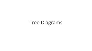 Tree Diagrams