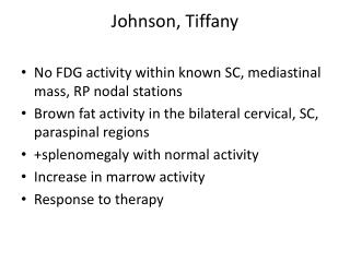 Johnson, Tiffany