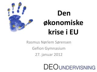 den konomiske krise i eu