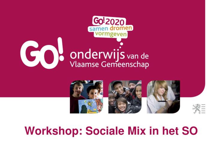 workshop sociale mix in het so