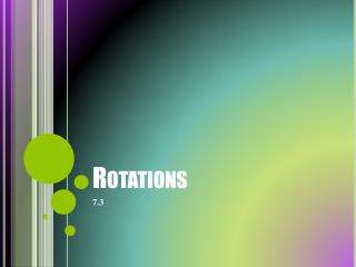 rotations