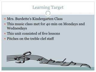 Learning Target