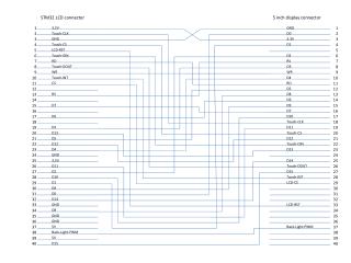 STM32 LCD connector