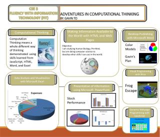 adventures in computational thinking by gavin to