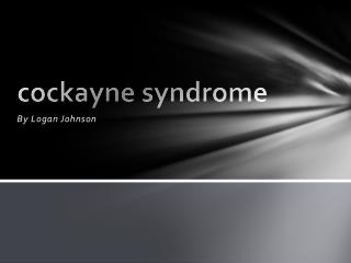 cockayne syndrome