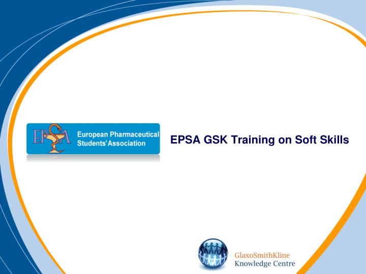 epsa gsk training on soft skills