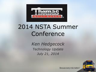 2014 NSTA Summer Conference