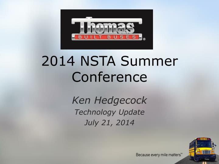 2014 nsta summer conference
