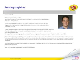 ervaring stagiaires