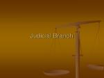 Understanding the Judicial Branch: Structure, Powers, and Responsibilities - slide 1