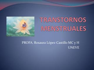 transtornos menstruales