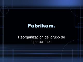 fabrikam