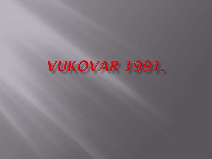 vukovar 1991