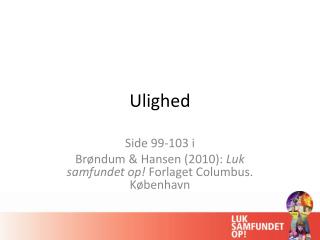 ulighed