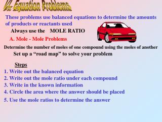 VI. Equation Problems