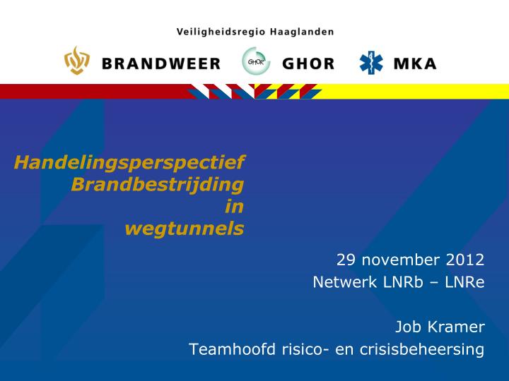 handelingsperspectiefbrandbestrijding in wegtunnels