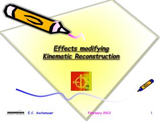 Effects modifying Kinematic R econstruction