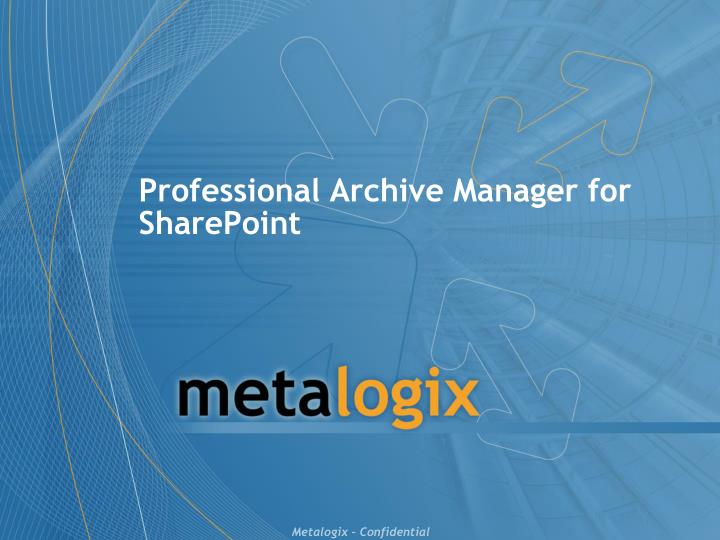 professional archive manager for sharepoint