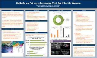 HyCoSy as Primary Screening Test for Infertile Women