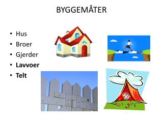 BYGGEMÅTER