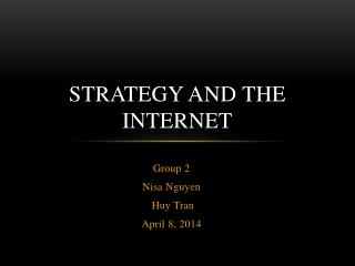 STRATEGY AND THE INTERNET